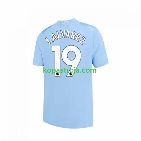 Billiga Fotbollströjor Manchester City J. ALVAREZ 19 Hemma tröja 2023/24 Kortärmad